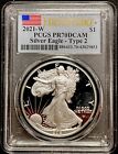 New Listing2021 W American Silver Eagle Proof Type 2 PCGS PR70 DCAM First Strike! ENN Coins