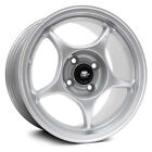 15x7 Glossy Silver Wheels MST MT46 4x100 35 (Set of 4)  73.1