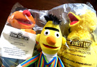 Vintage Lot of 3 Sesame Street Live Plush Dolls. Bert, Ernie Big Bird w/ Tags