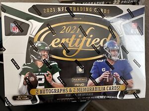 2021 Panini Certified NFL Football Cards Hobby Box - Factory Sealed