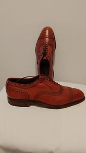 Allen Edmonds Mens Brown Leather Cap Toe Oxford Mens 8.5 D Model 47785