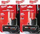 2X Milwaukee 48-11-2460 M12 REDLITHIUM XC 6.0 Extended Capacity Battery Pack NEW