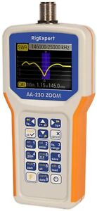 RigExpert AA-230 Zoom Antenna Analyzer 100 KHz to 230 MHz New in Box Guaranteed