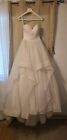 New Ball Gown Wedding Dress Size 0 to 6 Sweetheart Neckline Optional Strap