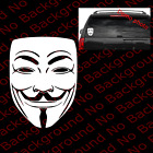 We Are Anonymous Mask Internet Hacker Hacking Vinyl Die Cut Window Decal FY044