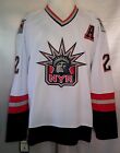 Brian Leetch New York Rangers White 1998-1999 Statue of Liberty CCM NHL Jersey