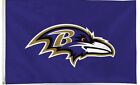 Ravens Man Cave Sports Flag 3X5 Baltimore Raven- Banner NFL American Football