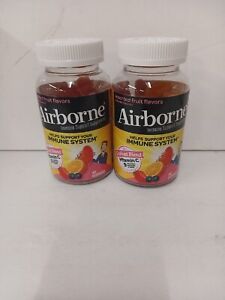 2 PC Airborne Gummies - Assorted Fruit Flavors 42 Gummies Exp 7/2024