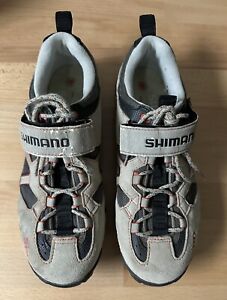 Shimano SH-WM40 Womens Cycling Shoes SPD Mountain Bike MTB Tan Black Size 42 9.5