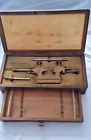 Antique Watchmakers Jacot Tool.Pivot Polisher.DL PP. Wooden Chamois lined box.