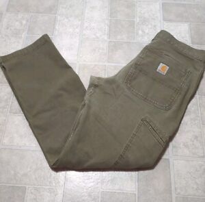 Carhartt Jeans 31x32 Act 30x30 Double Knee Canvas Relaxed Carpenter 102802 Green