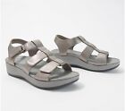 Vionic Tami Women's Backstrap Platform Wedge Sandals Arch Support Size 7 Silver