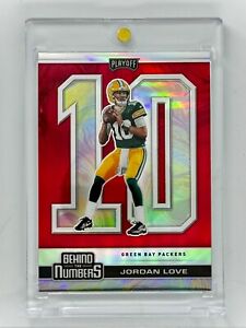 2020 JORDAN LOVE PRIZM RED PLAYOFF Non Auto ROOKIE CARD RC Packers ~ Mint!🔥