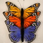 3 Piece Lot Artificial Butterflies 8 Inch Large 3 Color Assortment #12007106029