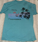 Vtg 1984 Lifestyles Single Stitch T shirt Santa Cruz Cali Teal  Mens Large
