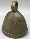 Antique Brass Etched Bell