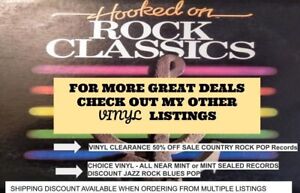 CHOICE VINYL ROCK Records Lot Classic Rock Jazz Pop Country Folk  Buy more SAVE