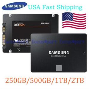 SAMSUNG 2.5 in SSD 870 EVO 2TB 1TB 500GB 250GB SATA III Solid State Drive US lot