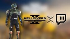 HELLDIVERS 2 TR-117 Alpha Commander Armor Twitch Drops (PS5 code) FAST SHIPPPING
