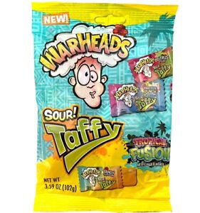 WARHEADS Sour Taffy - Tropical Fusion Soft Candy