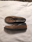 Magellan Brown Suede Leather Men's Loafer Driving Shoes Size 12