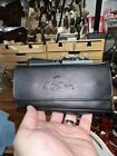 Black Pipe Pouch, Holds Tobacco (lined) , Accessories(zippered), &1-2 Pipes(zip)