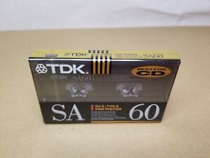 New ListingTDK SA60 High Bias Type II Blank Audio Cassette Tape