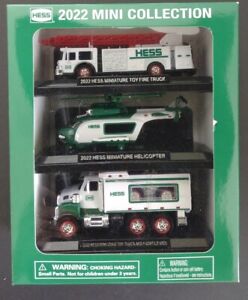 Hess Mini Truck Collection 2022 Edition Set of 3 Vehicles Mint Condition NIB