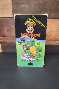 Vtg 1989 Super Mario Bros Super Show Mario Meets Koopzilla VHS Tape Nintendo