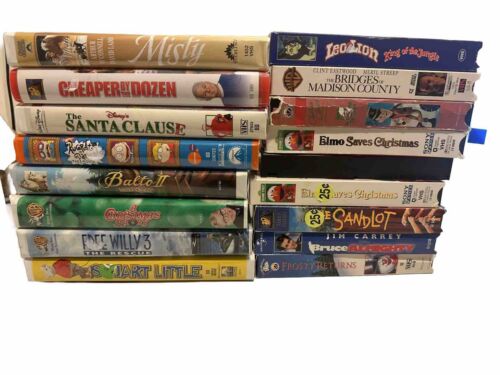 New ListingBig Lot Of Vhs (57 VHS) Disney, Comedy