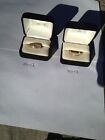 wedding ring sets his and hers gold 14k real with diamonds  mens 12  ladies 7