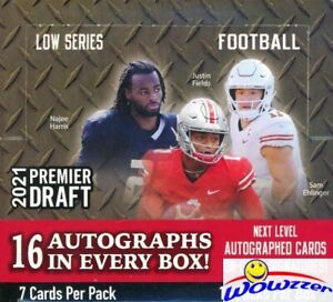 2021 Sage Football Premier Draft LOW Series Factory Sealed HOBBY Box-16 AUTOS