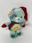 2006 Care Bears Christmas Share Bear Holiday Friends 8” Plush w Santa Hat