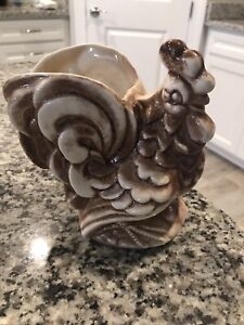 SHAWNEE U.S.A. Pottery # 503 Chicken Rooster Planter Brown Mint