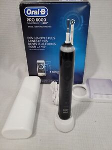 Oral b genius 6000 smarts series rechargeable toothbrush black