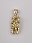 Beautiful 14k Pure Yellow Gold Solid Nugget Pendant 2.5g ~1”~