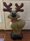 Empire Smiley Smiling Reindeer Christmas Blow Mold 32 Inch BlowMold