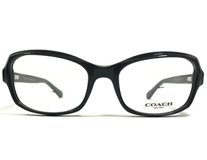 Coach Eyeglasses Frames HC6097 5002 Black Square Full Rim 52-18-135