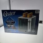 Oster 2-Slice Touch Screen Toaster, 6 Shades, Digital Timer, Black/Steel