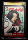 IVY DOOMKITTY SPIDER-GWEN 9.6 CGC OA SKETCH COMIC SIGNED BY IVY & SCOTT BLAIR