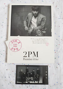 2PM Promise (I'll Be) Japan Press CD Limited Edition Jun.K Ver. + Photocard