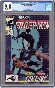 Web of Spider-Man #10 CGC 9.8 1986 4060790018