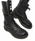 Dr. Martens Women's 8-Eye Boots, Black  Leather, Size 6