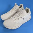 On Cloudnova Mens Running Shoes All White Model 26.99118 Size 12 M