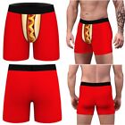 Men's Hot Pants Christmas Boxer Briefs Club Underwear Breathable Shorts Fancy