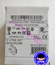 New WAGO 750-337 4-Channel Analog Input Module DHL or FedEx Expedited Shipping #