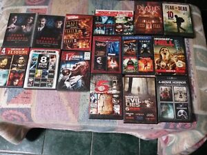 Horror Movie Collection Lot Of 80 Films DVD All In Original Case, Region Code 1,