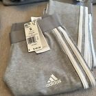 adidas High-Rise Gray 3-Stripes 7/8 Sport Ankle Leggings Women's Size Small