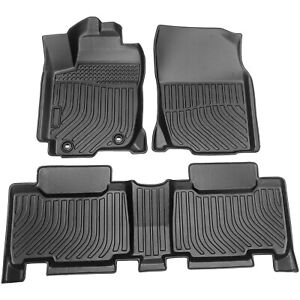 Car Cargo Liners Car Floor Mats Fit for 13-18 Toyota RAV4 All-Weather TPE Rubber