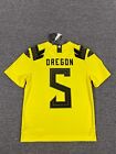 Nike Oregon Ducks Jersey Mens Small Yellow Black NCAA Football Shirt DB3082-729